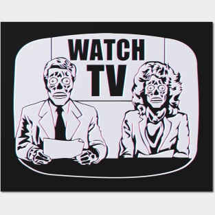 They Live! Obey, Consume, Buy, Sleep, No Thought and Watch TV Posters and Art